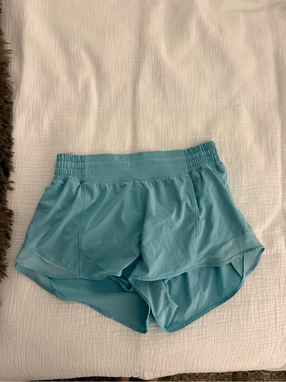 lululemon athletica Light Blue Athletic Shorts